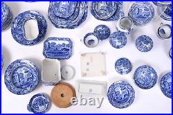 120+ Pieces Copeland Spode's Blue Italian Dinnerware Set+ Platters Serving Bowls