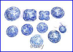 120+ Pieces Copeland Spode's Blue Italian Dinnerware Set+ Platters Serving Bowls