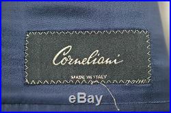 $1495 Corneliani Mens Navy Blue Navy Blue ITALIAN 2 Piece Suit 40R 35x31