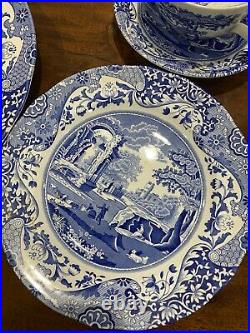2- 5 Piece spode blue italian imperial place settings