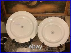 (2) PcSPODE/BLUE ITALIAN10.25 Dinner Plate/9 Salad PlateBlue & WhiteNEW