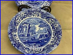 2 Piece Set Spode BLUE ITALIAN England (1) Bread Plate (1) Cereal Bowl