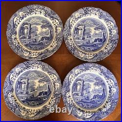 2 Pieces Of British Spodes Blue Italian Dinner Dishes