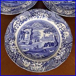 2 Pieces Of British Spodes Blue Italian Dinner Dishes