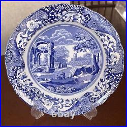 2 Pieces Of British Spodes Blue Italian Dinner Dishes