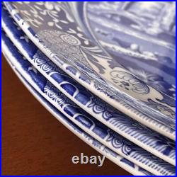 2 Pieces Of British Spodes Blue Italian Dinner Dishes