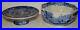 2-Vintage-SPODE-Blue-Italian-CAMILLA-Small-Pieces-Footed-Cake-Plate-Bowl-01-iuo