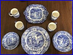 24 Piece Spode Blue Italian Dinnerware Set