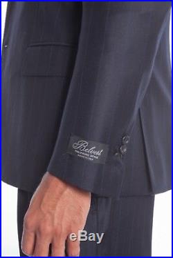 $3395 Belvest 3 Pieces Wool Cashmere Dark Blue Suit 40 US / 50 EU Drop 7R