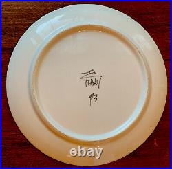 4 MCM Hand-Painted Signed Ernestine Salerno Italy 4 Piece Place Setting Gift