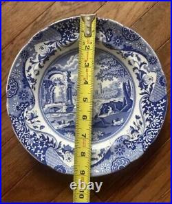 4 Spode Blue Italian Luncheon Salad Plates 9 SET