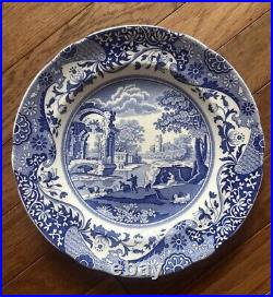 4 Spode Blue Italian Luncheon Salad Plates 9 SET