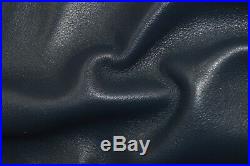 60 sf Dark Blue ITALIAN Upholstery Cow Hide Leather Skin Furniture Pieces X97F G
