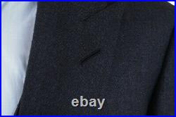 $7000 Men's Tom Ford'Spencer' Blue 3 Piece Wool-Cashmere Suit US 44R