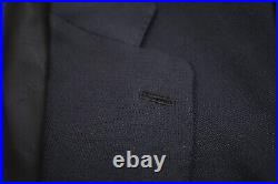 $8,000 Kiton 100% Cashmere Hopsack Blue Patch Pocket Men's Blazer US 41R
