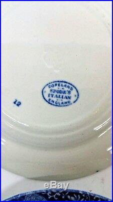8 Pieces Copeland Spode's Italian Style Porcelain England Blue & White Tea Set