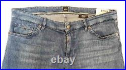 BOSS Maine Jeans in Blue Italian Cashmere Touch Denim Regular Fit Size 38 x 32