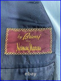 BRIONI Mens Navy Blue ITALIAN-MADE Wool Sport Coat Blazer Jacket SIZE 40R