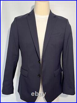 Banana Republic Slim Fit Mens 40R Dark Blue Italian Wool Jacket Blazer
