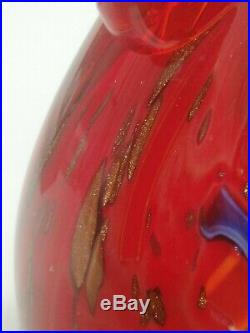 Beautiful One of a Kind Art Glass Rooster MIX Colors Gorgeous Display Piece