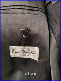 Beautiful Paul Smith Setup 2B navy blue Italian fabric 100% wool M straps