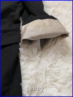 Beautiful Paul Smith Setup 2B navy blue Italian fabric 100% wool M straps