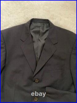 Beautiful Paul Smith Setup 2B navy blue Italian fabric 100% wool M straps