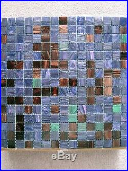 Bisazza Italian Glass Mosaic Tile Tahiti 28 Pieces Approx 30 Sq Ft New