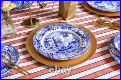 Blue Italian 5-Piece Place Setting Dinner Plate, Salad Plate, Bread & Butte