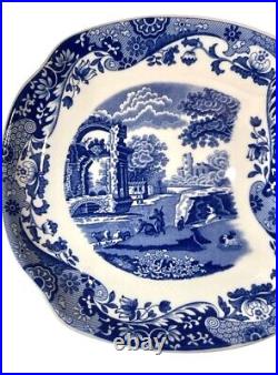 Blue Italian By Spode Tea & Toast Snack Plate & Mug Set C1816 (Never Used)