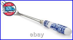 Blue Italian Collection Pastry Forks, Set of Six, Stainless Steel Fork, P