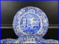 Blue Italian by SPODE Salad Plates 6 7.5 smooth round dessert salad plates