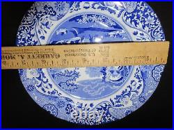 Blue Italian by SPODE Salad Plates 6 7.5 smooth round dessert salad plates