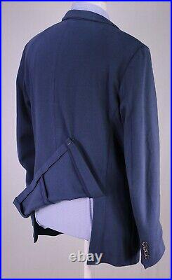 Bonobos Blue Italian Cotton Knit Patch Pocket Slim Fit 2-Btn Blazer Jacket 44L