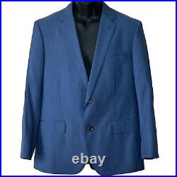 Bonobos Suit Jacket Size 40S Blue Italian Wool Blazer Standard Fit