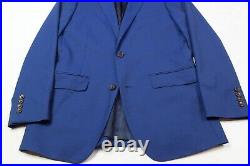 Bonobos Suit Mens 38R Royal Blue Italian Wool Stretch Slim Fit Two-Button