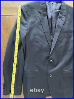 Bonobos X Marzotto Navy Blue Italian Wool Sport Coat Jacket Mens 40R Slim Blazer