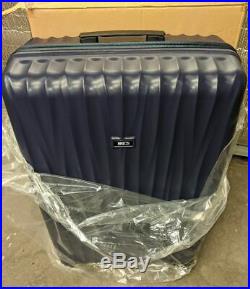 Bric's Cervia Navy Blue Italian Hardside Luggage (3 Piece Spinner set)