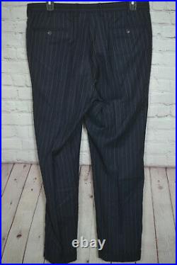 Brooks Brothers 1818 Mens Navy Blue ITALIAN Wool 2pc Suit 43L Jacket 37/31 Pant