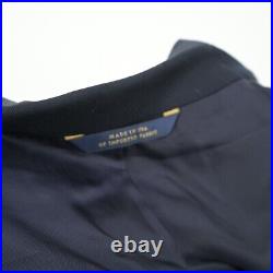 Brooks Brothers 1818 Milano Slim Dark Navy Blue Italian Wool Suit 38R W32 USA