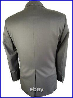 Brooks Brothers 1818 Regent Solid Dark Blue Italian Wool Suit, 40r