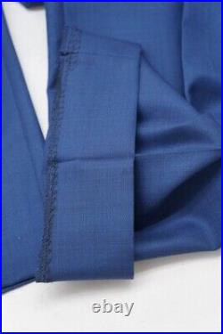 Brooks Brothers 1818 Regent fit 46R /40W Blue Italian wool suit