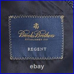 Brooks Brothers Navy Blue Italian Wool Cashmere Sport Coat Blazer Regent Fit 42l