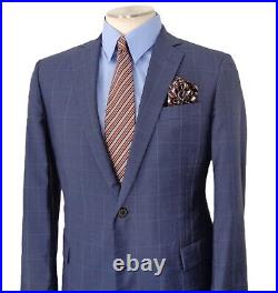 Brooks Brothers Reda Special Edition Sport Coat Mens 44L Blue Italian Windowpane