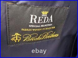 Brooks Brothers Reda Special Edition Sport Coat Mens 44L Blue Italian Windowpane