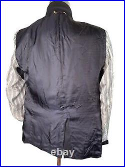 Brooks Brothers Regent, Recent Solid Dark Blue Italian Wool Suit, Size 42/36