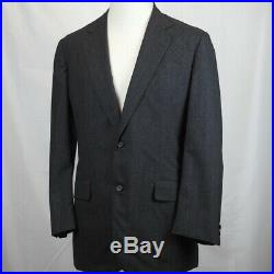 Brooks Brothers navy blue pinstripe suit 2 piece 44R