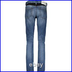 CALVIN KLEIN JEANS Blue Patch Work Skinny Jeans Premium Italian Fabric