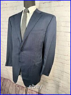 CANALI Mens Blue ITALIAN-MADE Wool REG FIT Suit Sport Coat Blazer Jacket 42S