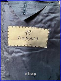 CANALI Mens Blue ITALIAN-MADE Wool REG FIT Suit Sport Coat Blazer Jacket 42S